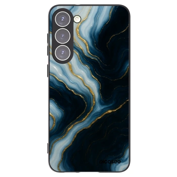 Picasee silikonski črni ovitek za Samsung Galaxy S23+ 5G - Luna