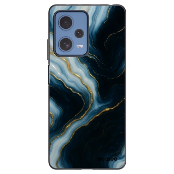 Picasee silikonski črni ovitek za Xiaomi Redmi Note 12 Pro 5G - Luna