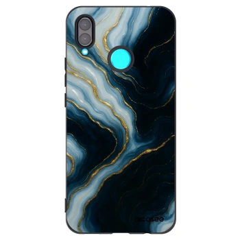 Picasee silikonski črni ovitek za Huawei Nova 3 - Luna