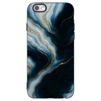 Picasee silikonski črni ovitek za Apple iPhone 6/6S - Luna
