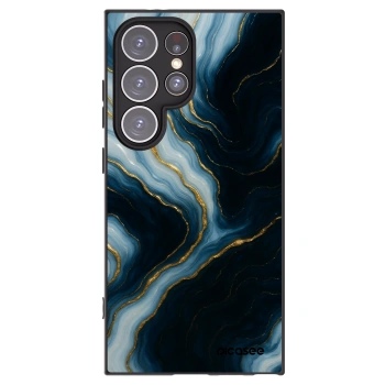 Picasee silikonski črni ovitek za Samsung Galaxy S24 Ultra S928B 5G - Luna