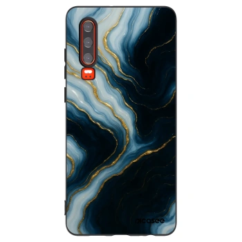 Picasee silikonski črni ovitek za Huawei P30 - Luna