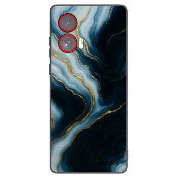 Picasee silikonski črni ovitek za Motorola Edge 50 Fusion - Luna
