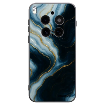 Picasee silikonski črni ovitek za Vivo X300 Pro - Luna