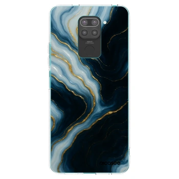 Picasee silikonski črni ovitek za Xiaomi Redmi Note 9 - Luna