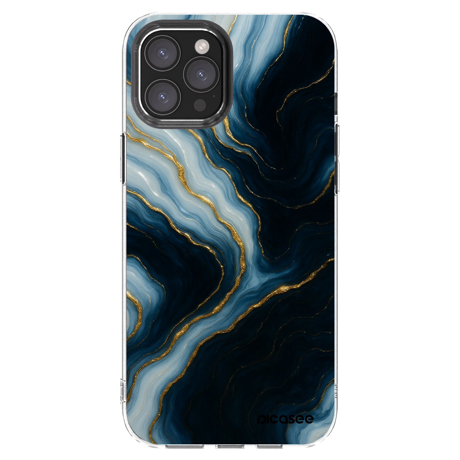 Picasee silikonski prozorni ovitek za Apple iPhone 12 Pro Max - Luna