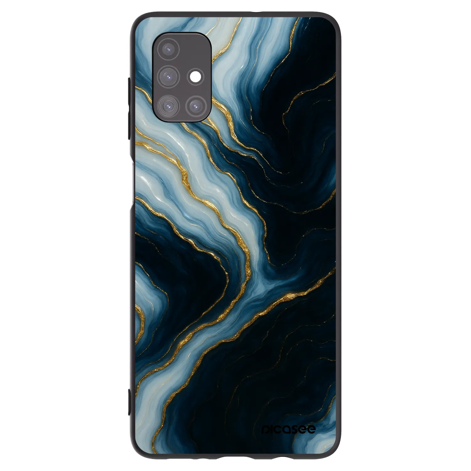 Picasee silikonski črni ovitek za Samsung Galaxy M51 M515F - Luna
