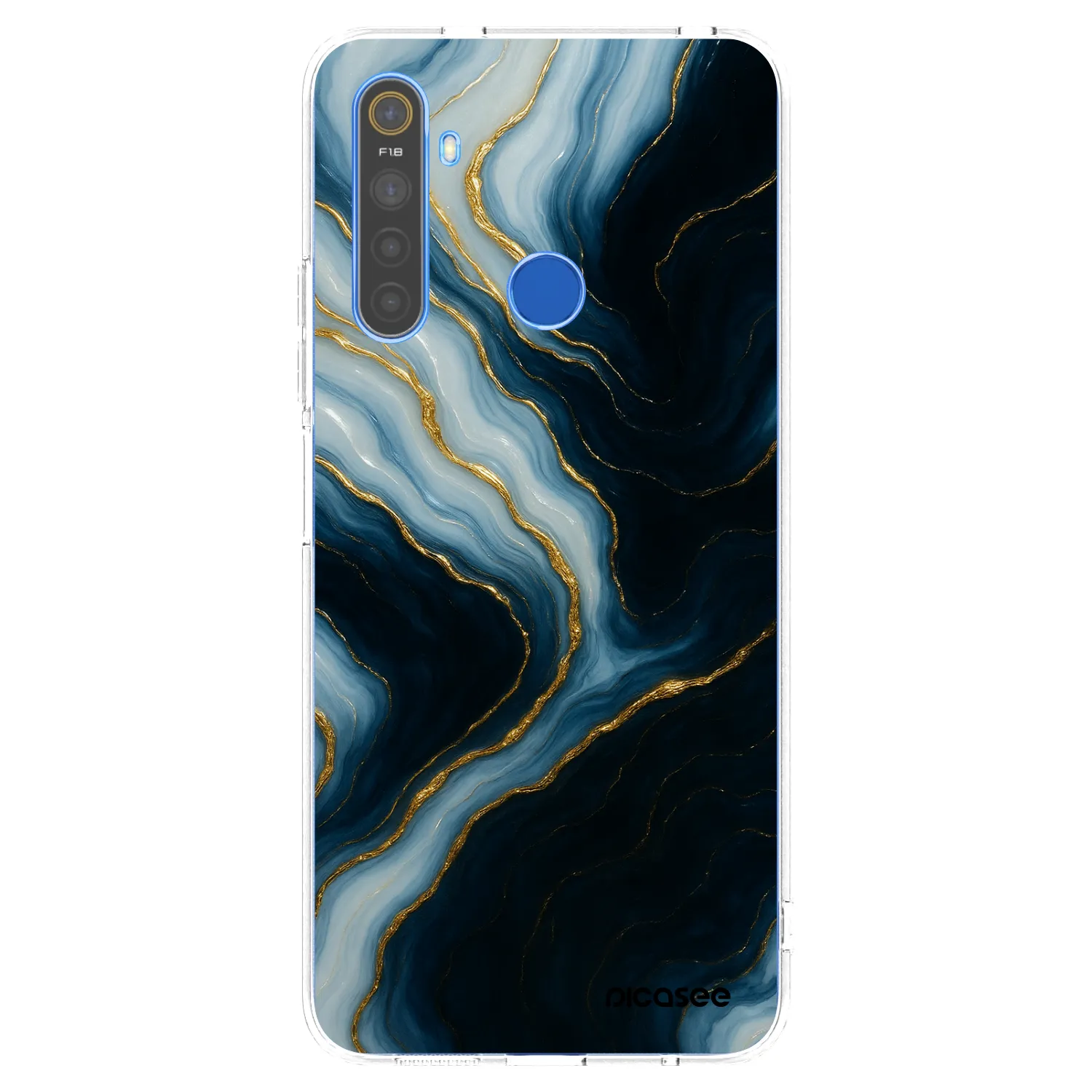 Picasee silikonski prozorni ovitek za Realme 5 - Luna
