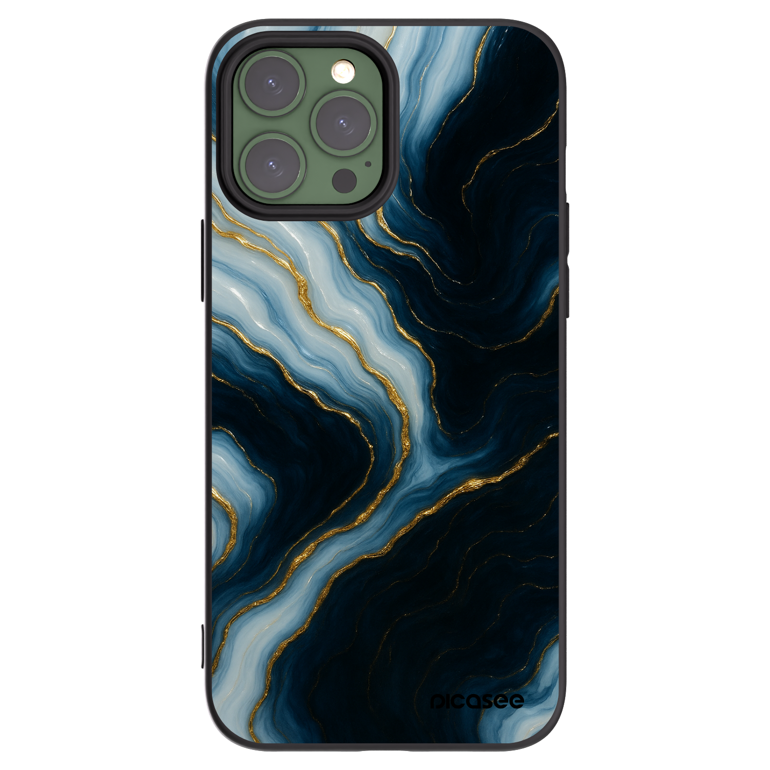 Picasee silikonski črni ovitek za Apple iPhone 13 Pro Max - Luna