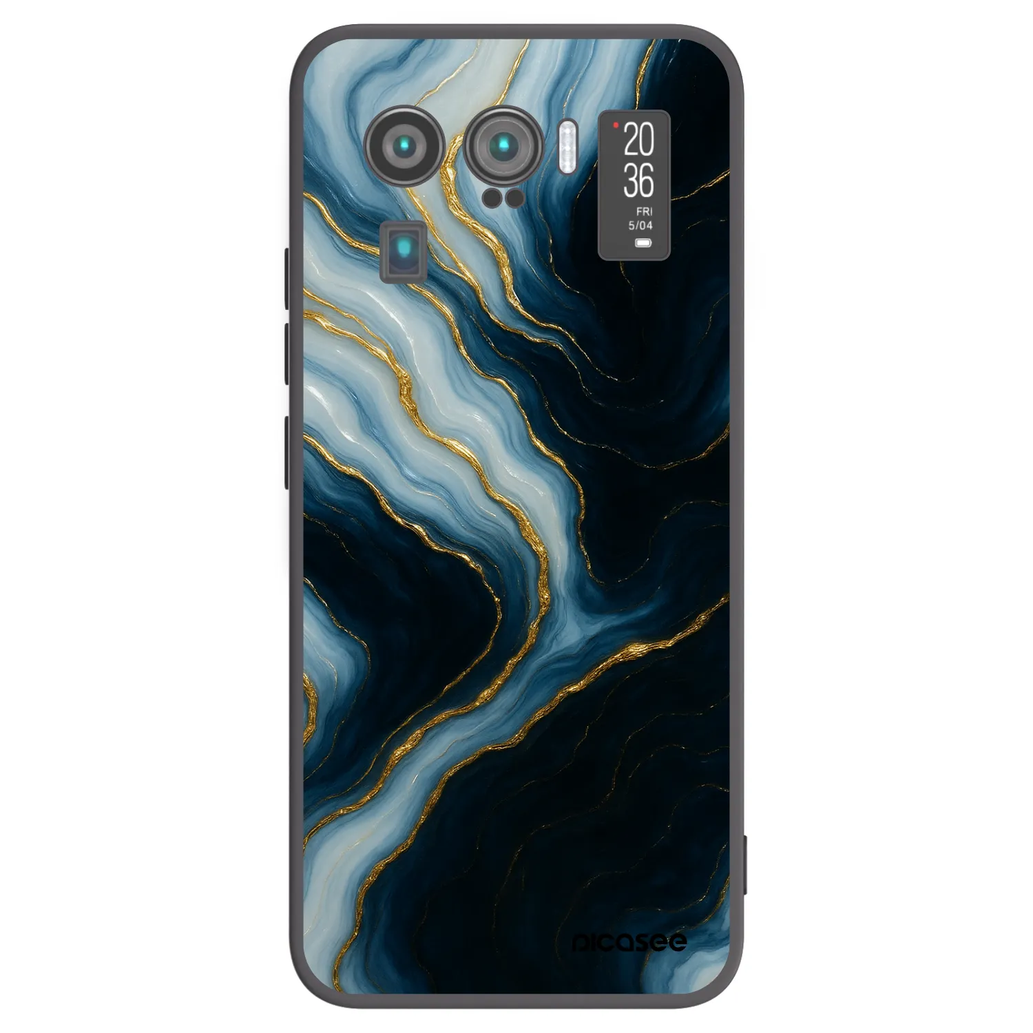 Picasee silikonski črni ovitek za Xiaomi Mi 11 Ultra - Luna