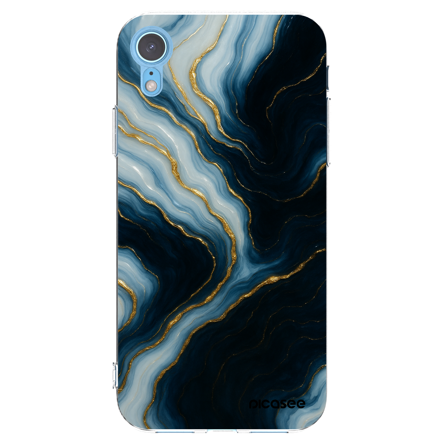 Picasee silikonski prozorni ovitek za Apple iPhone XR - Luna