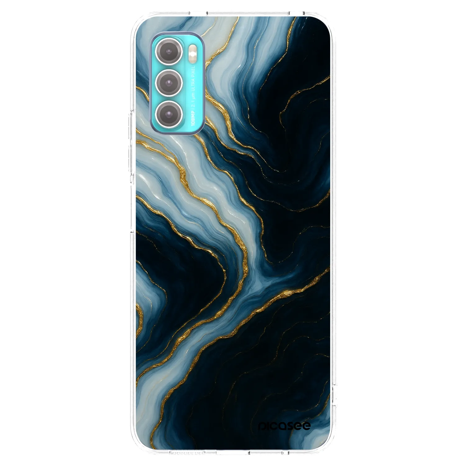 Picasee silikonski prozorni ovitek za Motorola Moto G60 - Luna