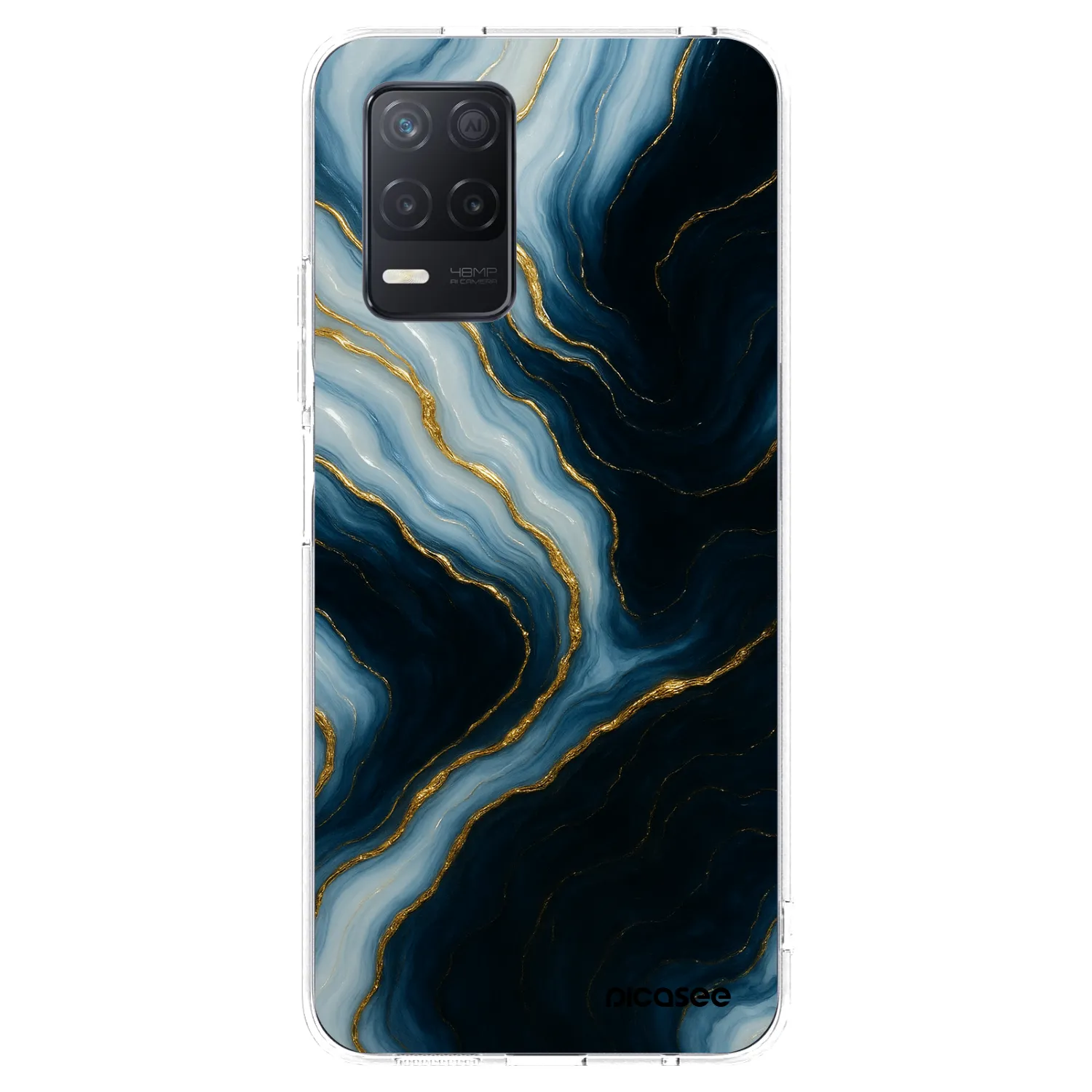 Picasee silikonski prozorni ovitek za Realme 8 5G - Luna