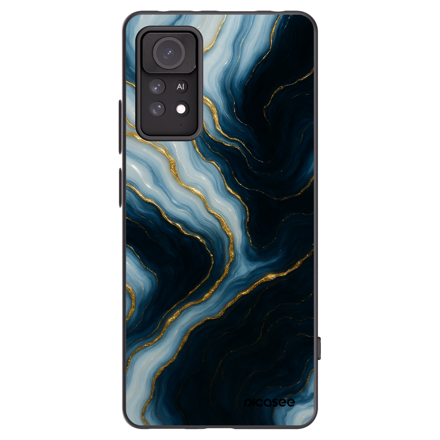 Picasee silikonski črni ovitek za Xiaomi Redmi Note 11 Pro - Luna