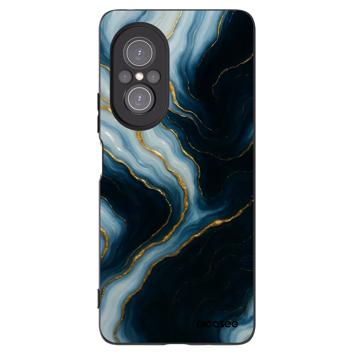 Picasee silikonski črni ovitek za Huawei Nova 9 SE - Luna