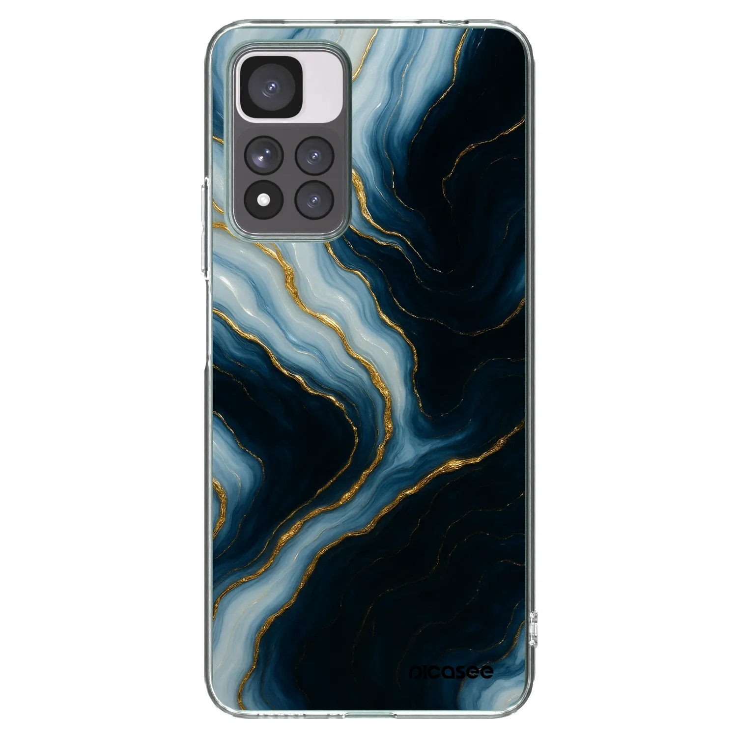 Picasee silikonski prozorni ovitek za Xiaomi Redmi Note 11 Pro+ 5G - Luna