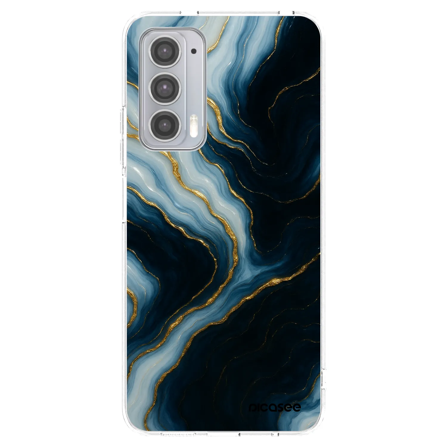 Picasee silikonski prozorni ovitek za Motorola Edge 20 - Luna