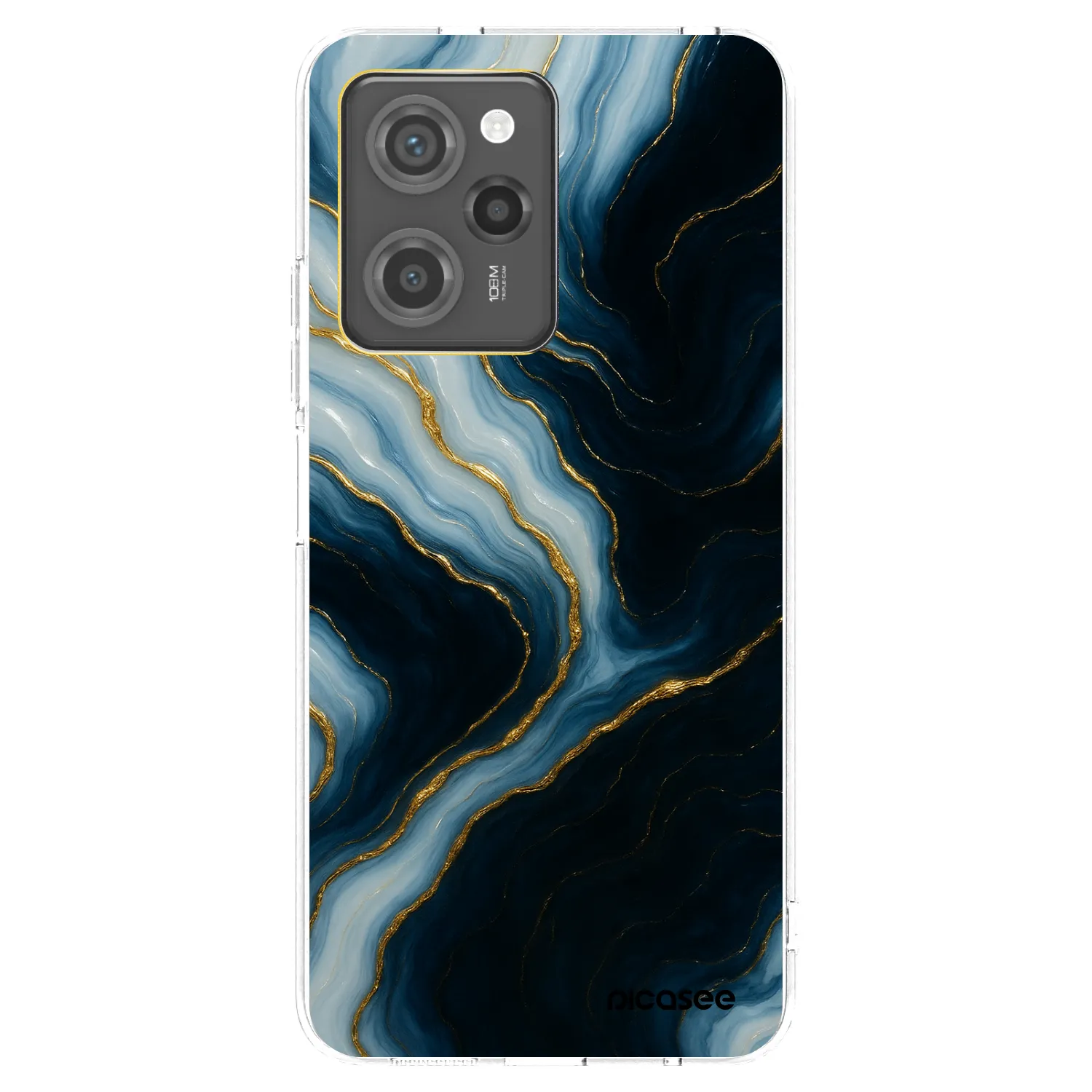 Picasee silikonski črni ovitek za Xiaomi Poco X5 Pro - Luna