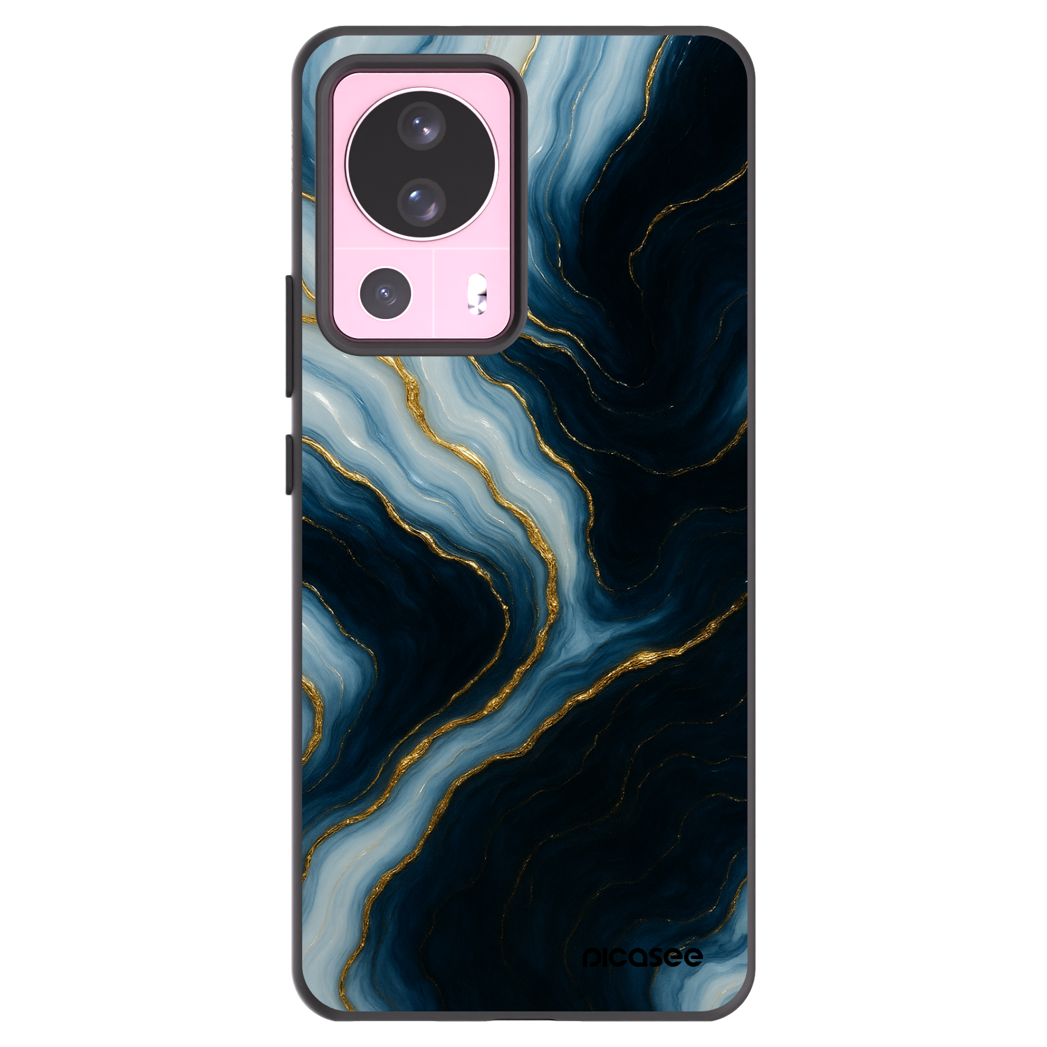 Picasee silikonski črni ovitek za Xiaomi 13 Lite - Luna
