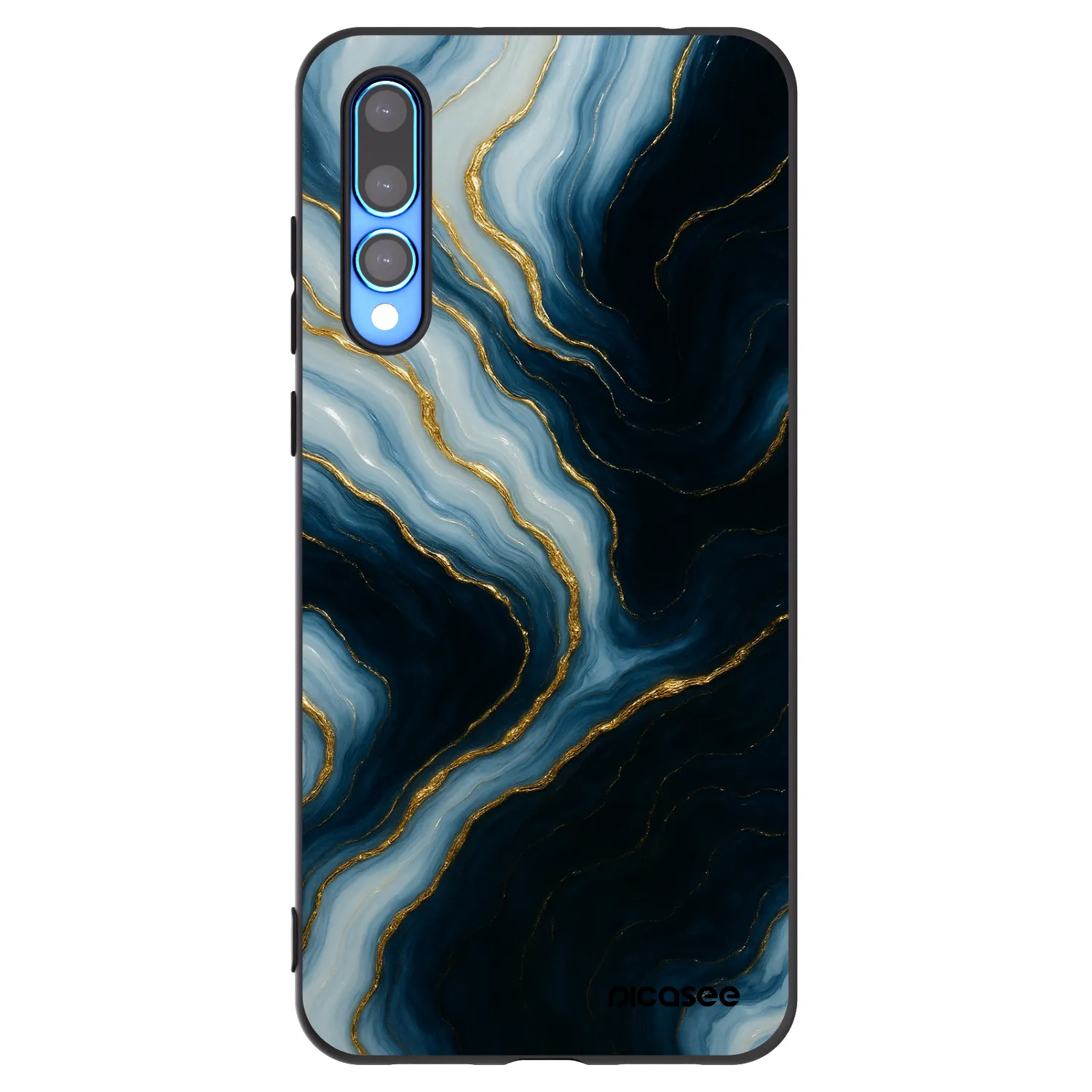 Picasee silikonski črni ovitek za Huawei P20 Pro - Luna