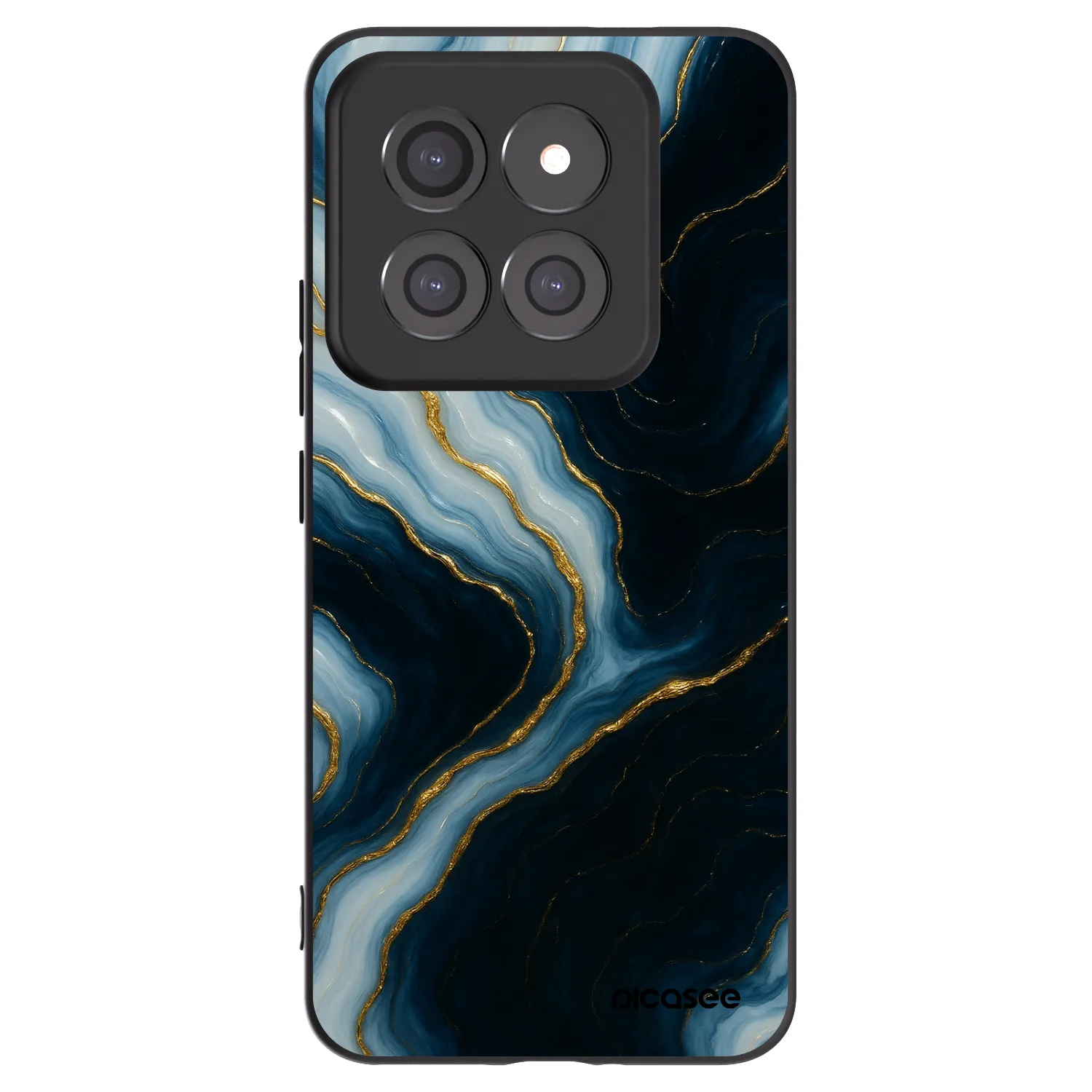 Picasee silikonski črni ovitek za Xiaomi 14 Pro - Luna