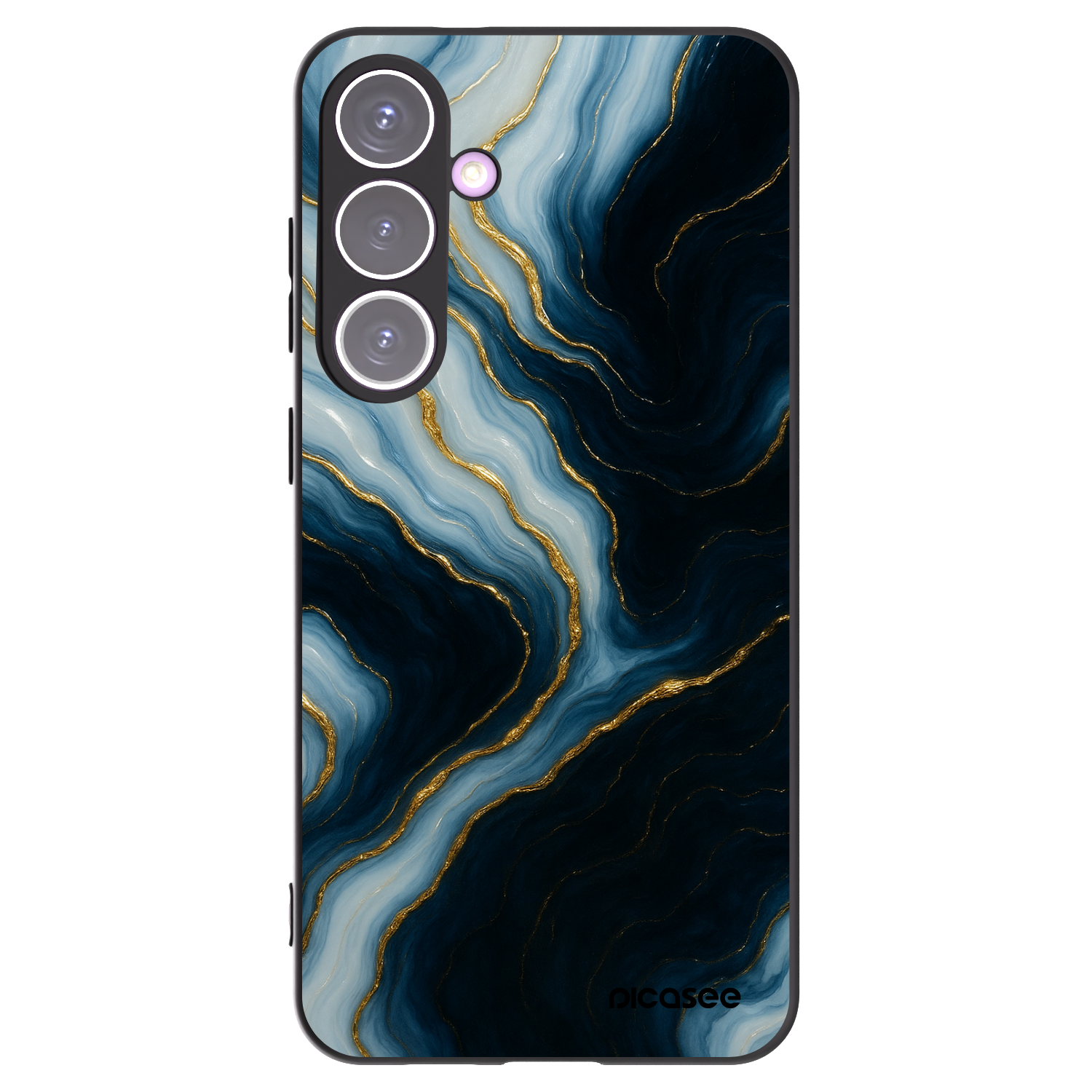 Picasee silikonski črni ovitek za Samsung Galaxy S24+ S926B 5G - Luna