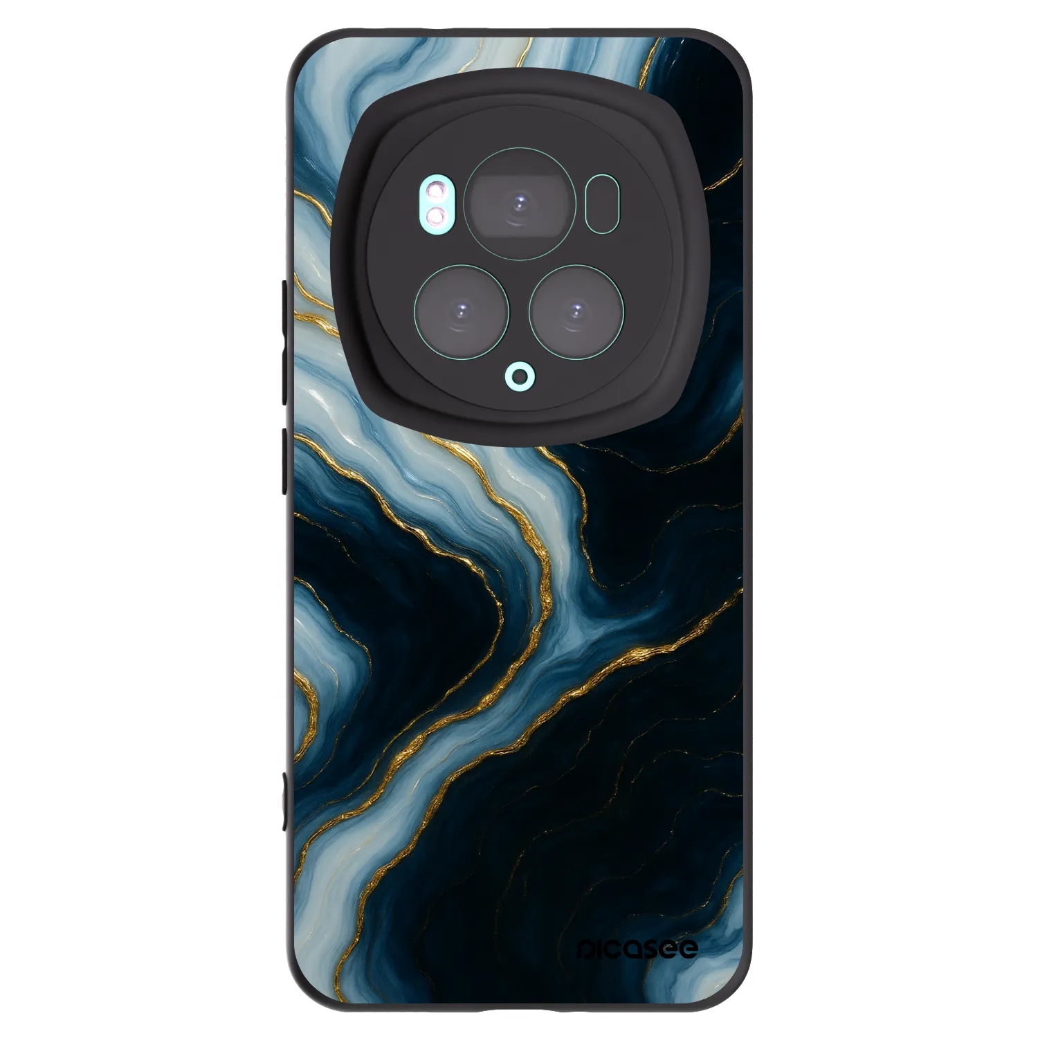 Picasee silikonski črni ovitek za Honor Magic6 Pro - Luna