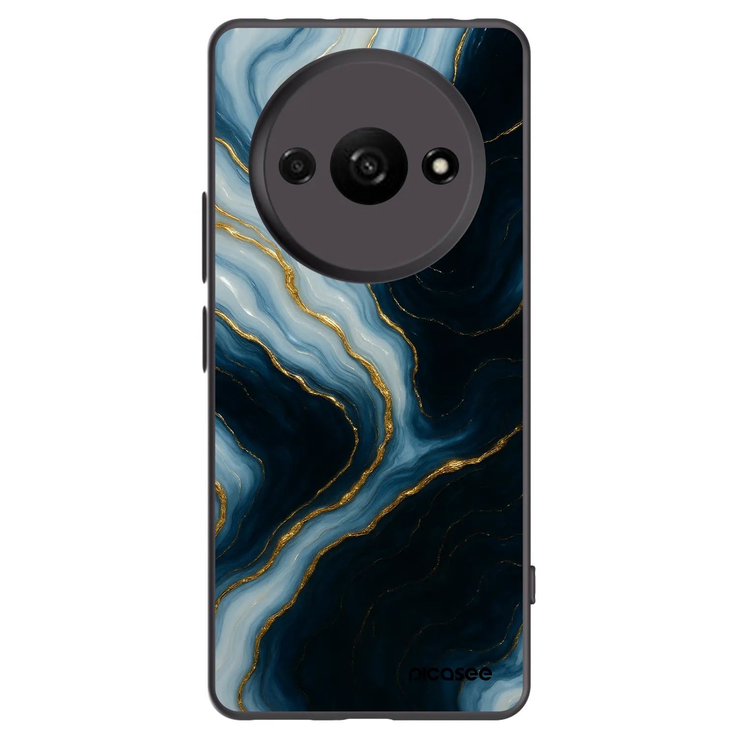Picasee silikonski črni ovitek za Xiaomi Redmi A3 - Luna