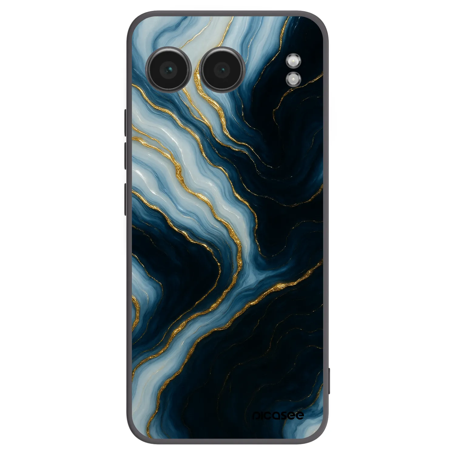 Picasee silikonski črni ovitek za OnePlus Nord 4 - Luna