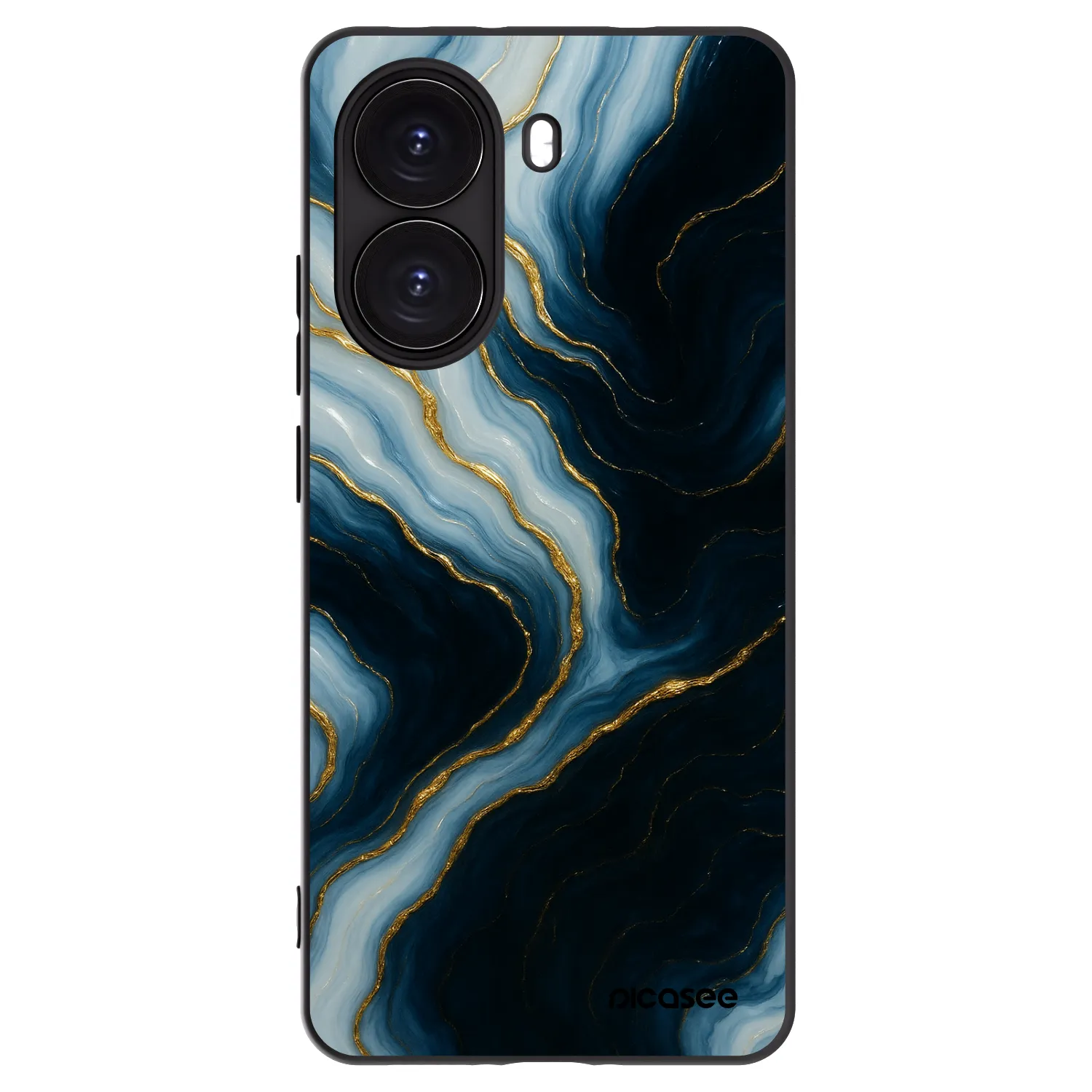 Picasee silikonski črni ovitek za Xiaomi Poco X7 Pro 5G - Luna
