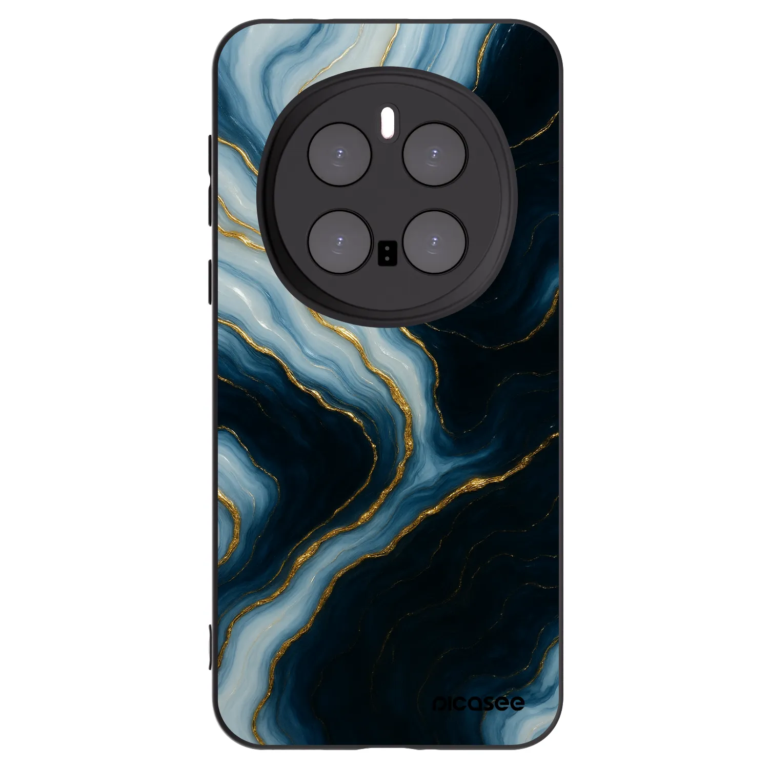 Picasee silikonski črni ovitek za Honor Magic7 Pro 5G - Luna