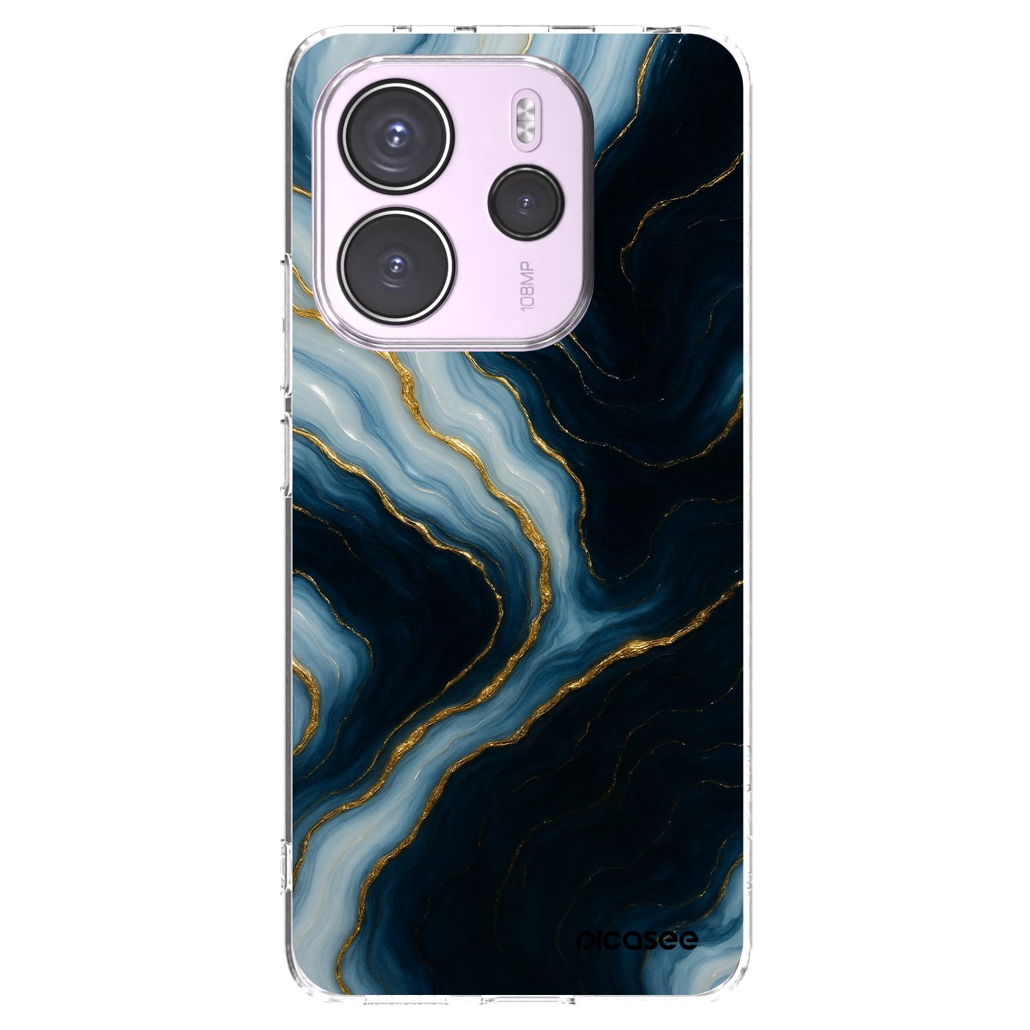 Picasee silikonski prozorni ovitek za Xiaomi Redmi Note 14 4G - Luna
