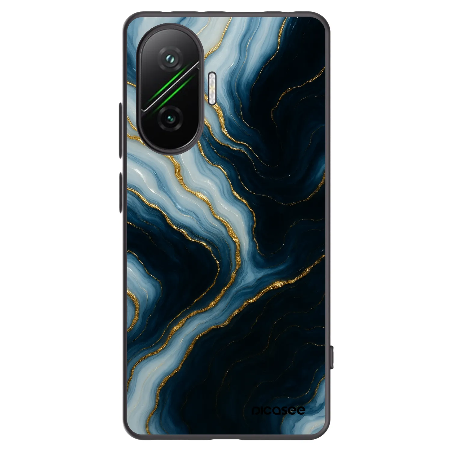 Picasee silikonski črni ovitek za Xiaomi Poco F7 Pro 5G - Luna