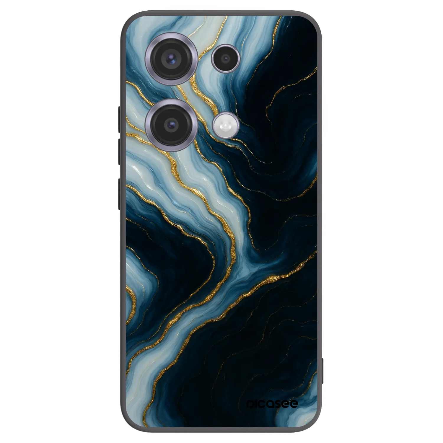 Picasee silikonski črni ovitek za Xiaomi Redmi Note 14S - Luna