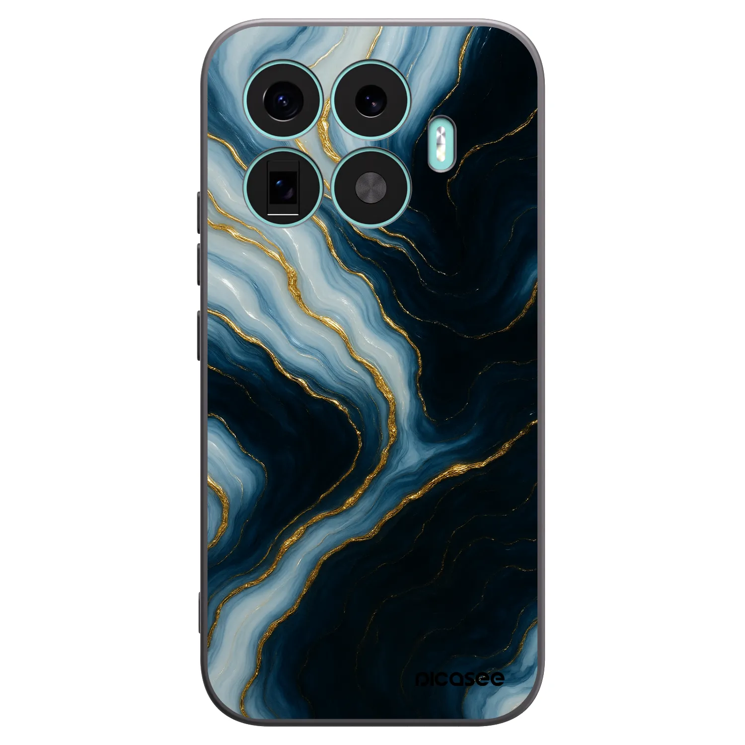 Picasee silikonski črni ovitek za Xiaomi 17T - Luna