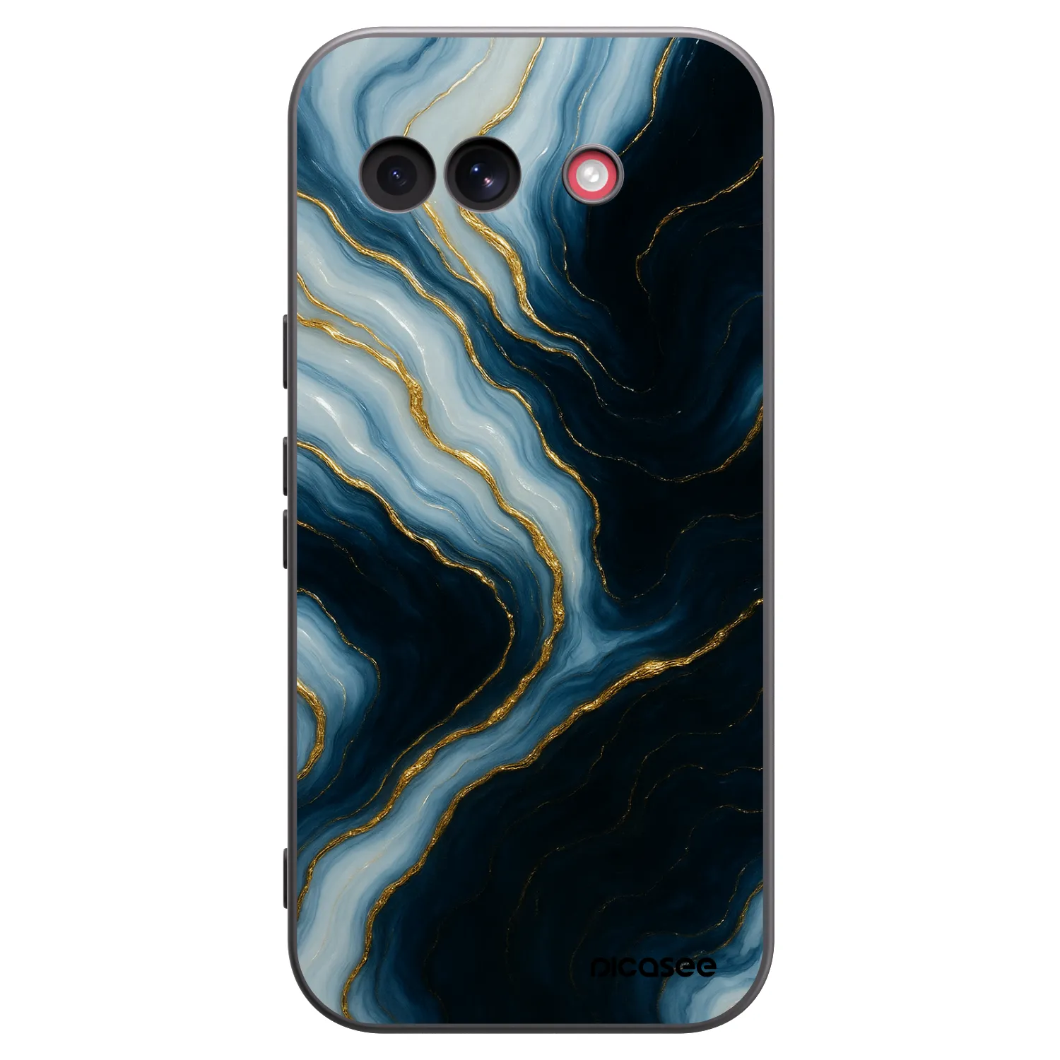 Picasee silikonski črni ovitek za Google Pixel 10a - Luna