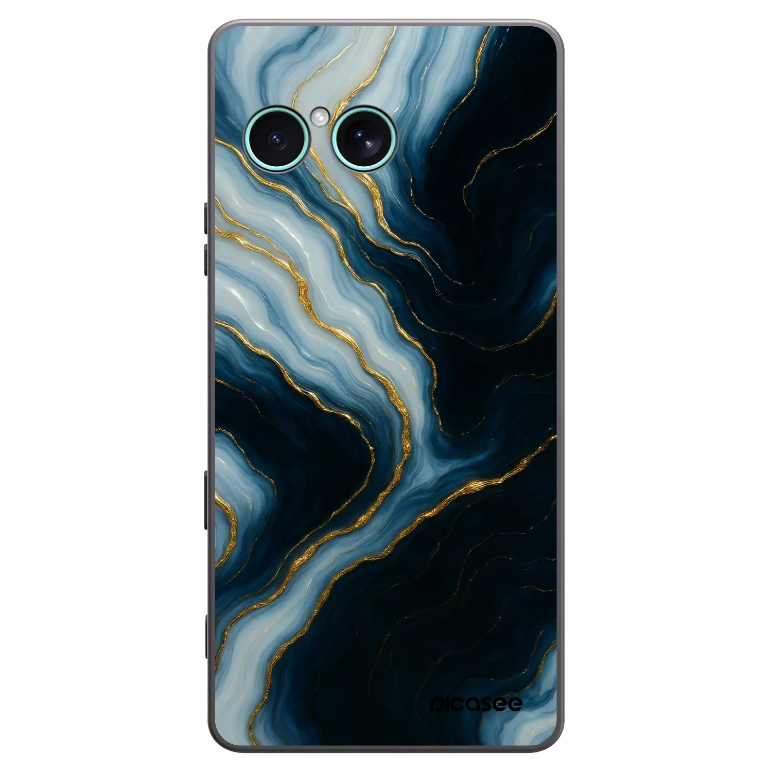 Picasee silikonski črni ovitek za Sony Xperia 10 VII - Luna