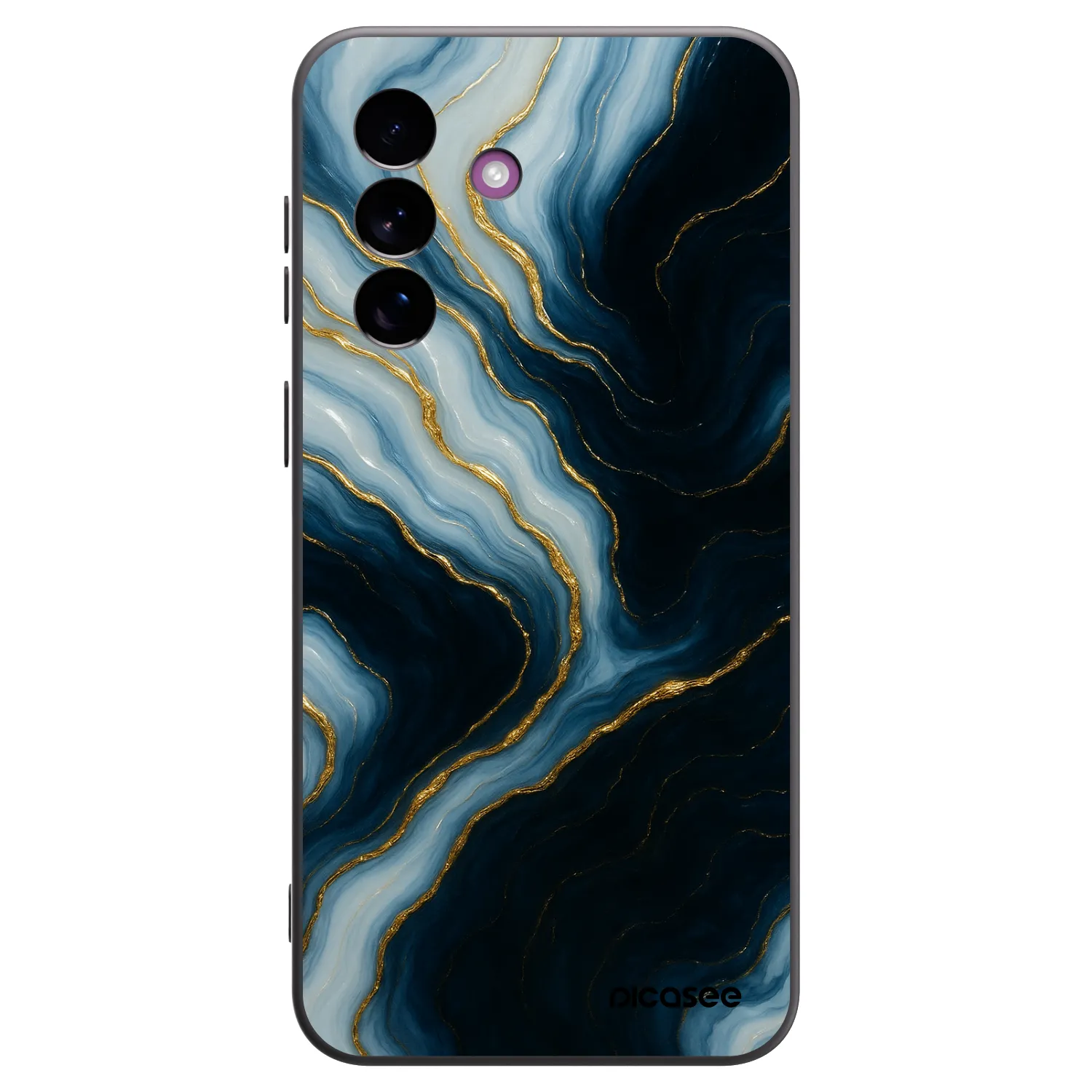 Picasee silikonski črni ovitek za Samsung Galaxy A37 - Luna