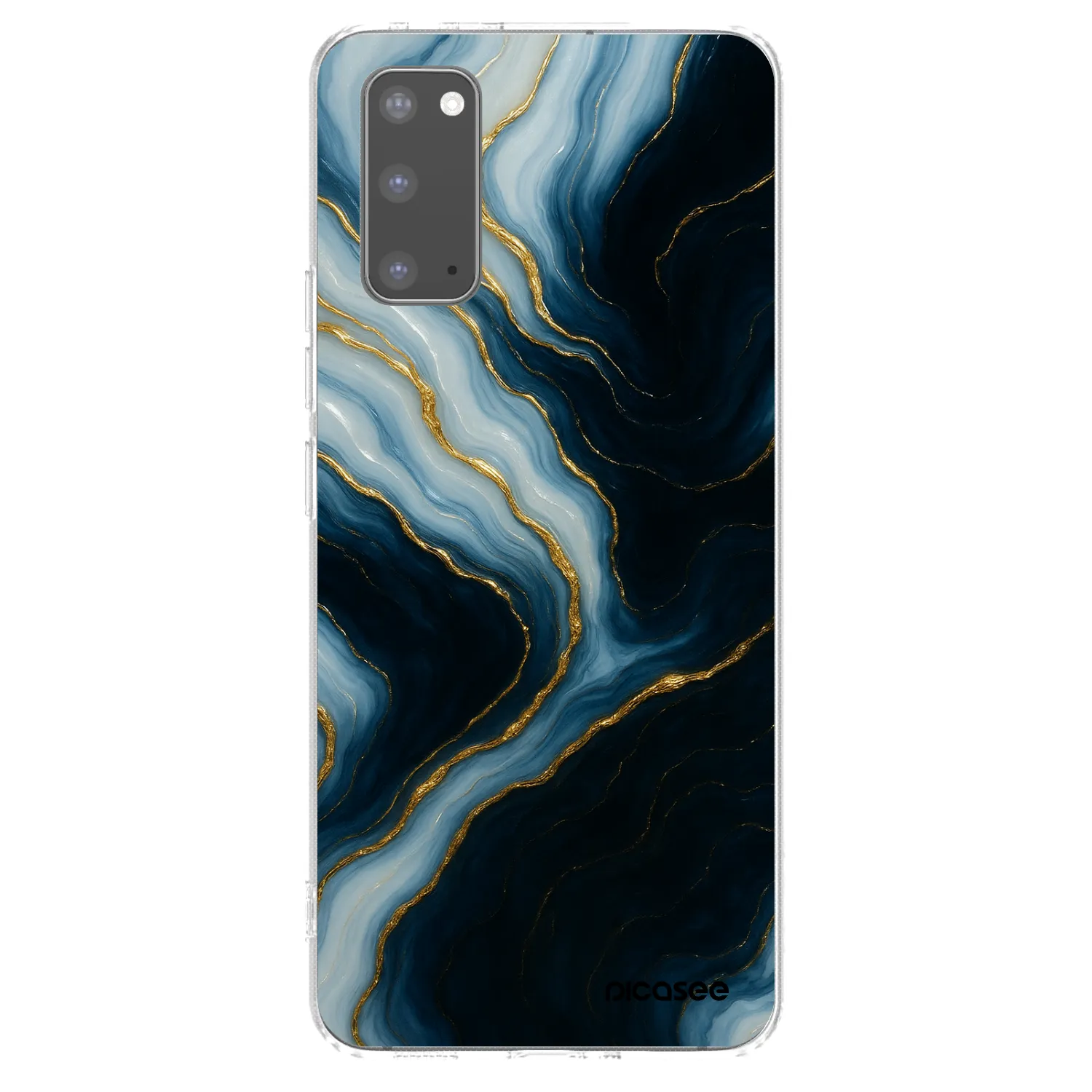 Picasee silikonski prozorni ovitek za Samsung Galaxy S20 G980F - Luna