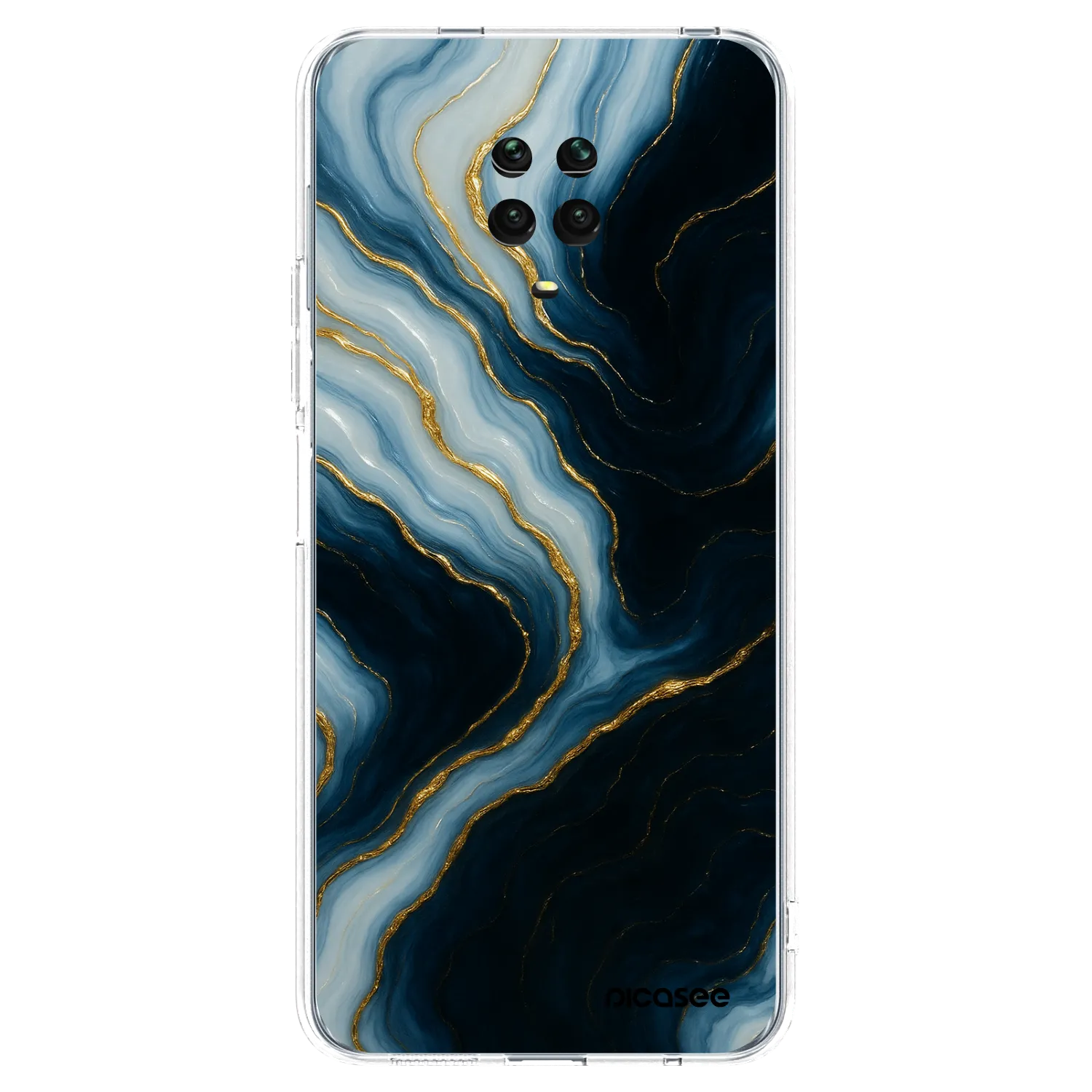 Picasee silikonski prozorni ovitek za Xiaomi Redmi Note 9 Pro - Luna