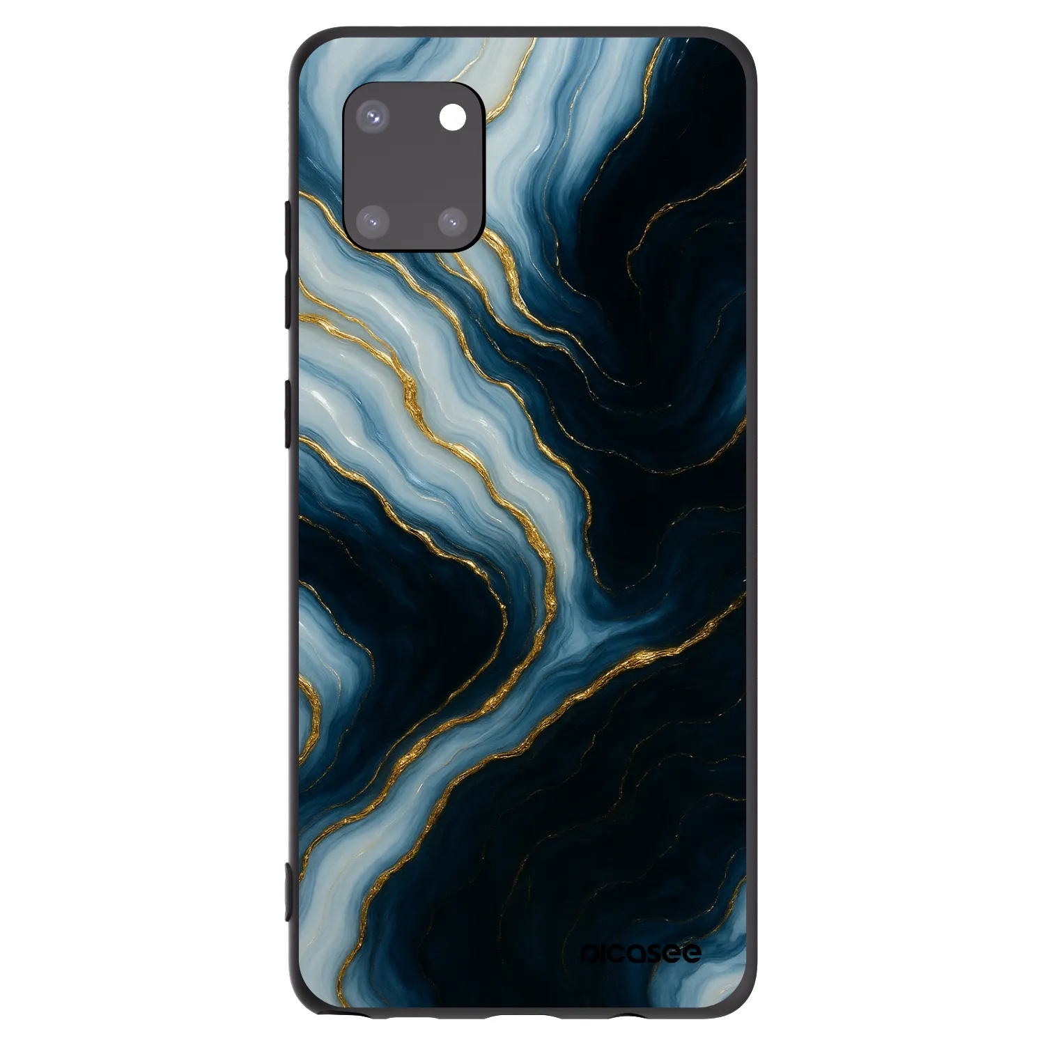 Picasee silikonski črni ovitek za Samsung Galaxy Note 10 Lite N770F - Luna