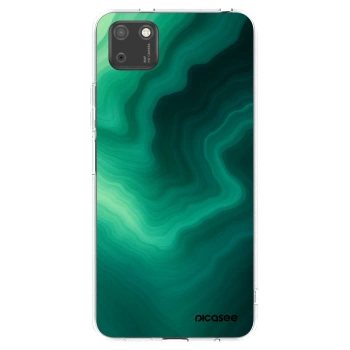 Picasee silikonski prozorni ovitek za Huawei Y5P - Malachite