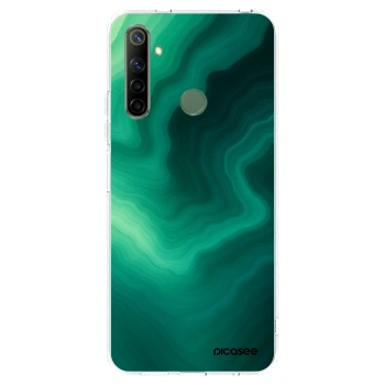 Picasee silikonski prozorni ovitek za Realme 6i - Malachite