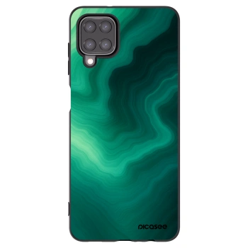 Picasee silikonski črni ovitek za Samsung Galaxy A12 A125F - Malachite