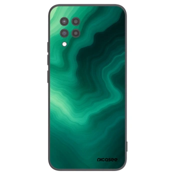 Picasee silikonski črni ovitek za Samsung Galaxy A42 A426B - Malachite