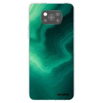 Picasee silikonski črni ovitek za Xiaomi Poco X3 Pro - Malachite