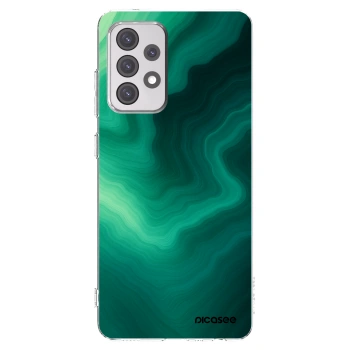 Picasee silikonski prozorni ovitek za Samsung Galaxy A52s 5G A528B - Malachite
