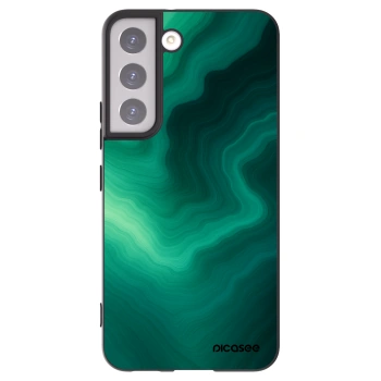 Picasee silikonski črni ovitek za Samsung Galaxy S22 5G - Malachite