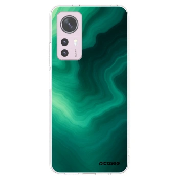 Picasee silikonski prozorni ovitek za Xiaomi 12 - Malachite