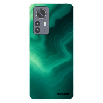 Picasee silikonski prozorni ovitek za Xiaomi 12 Pro - Malachite